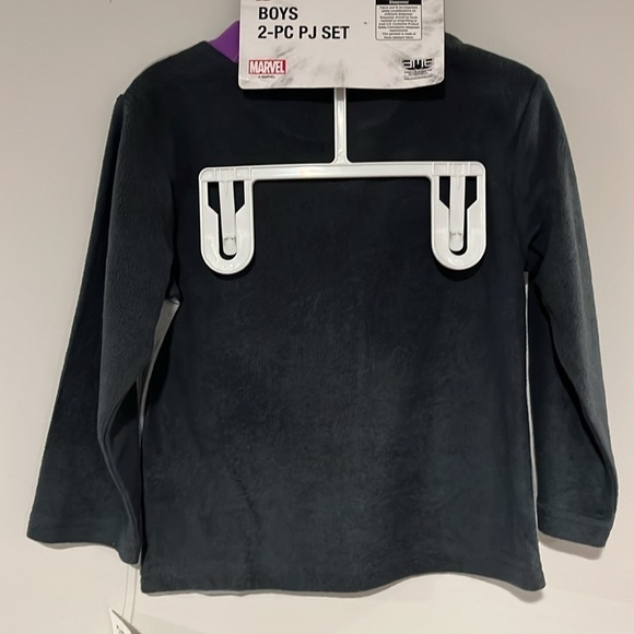 🆕 Marvel Avengers Black Panther Boys Warrior King 2-Piece‎ Pajama Set Size 4 - Picture 4 of 12